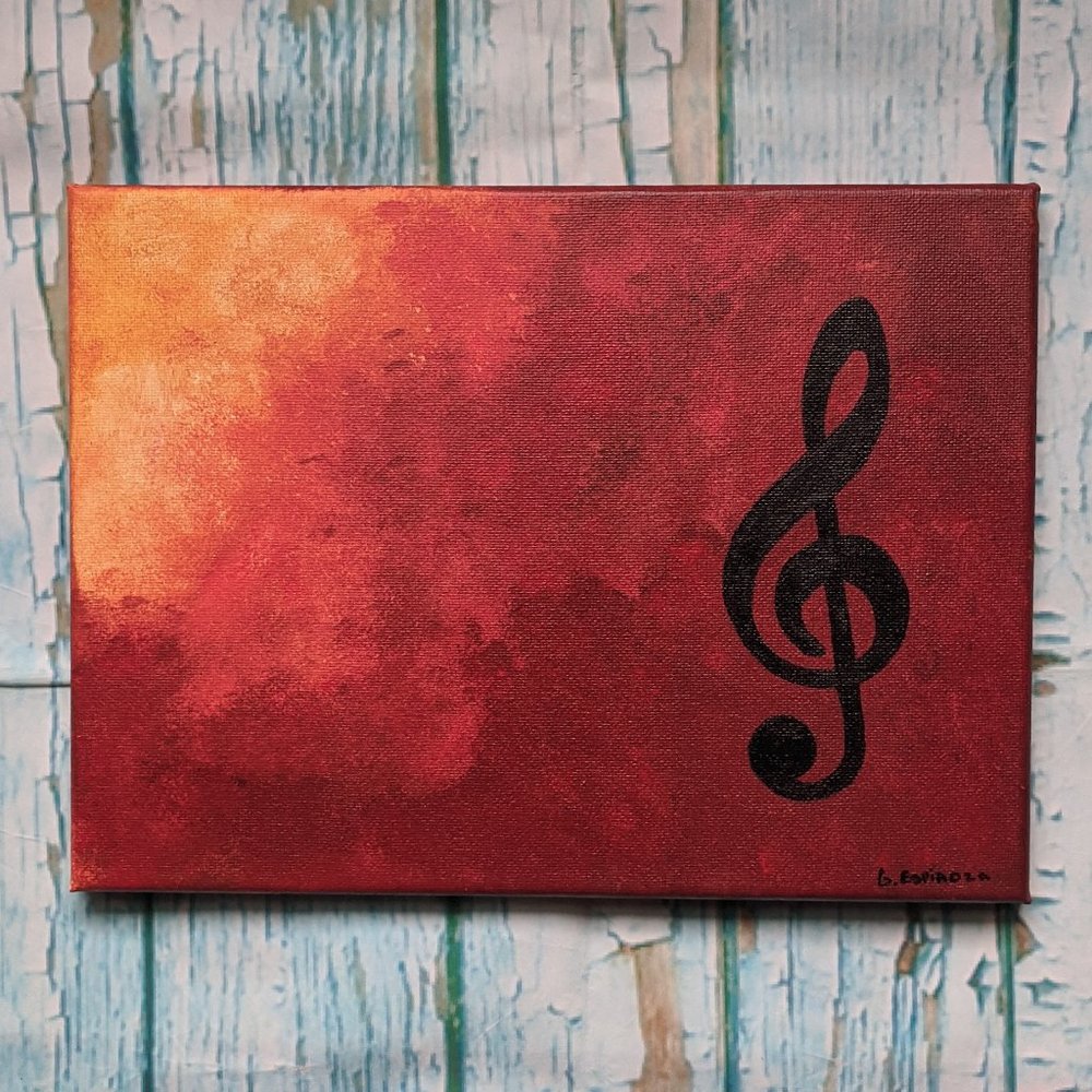 Original Abstract Acrylic Painting on Canvas